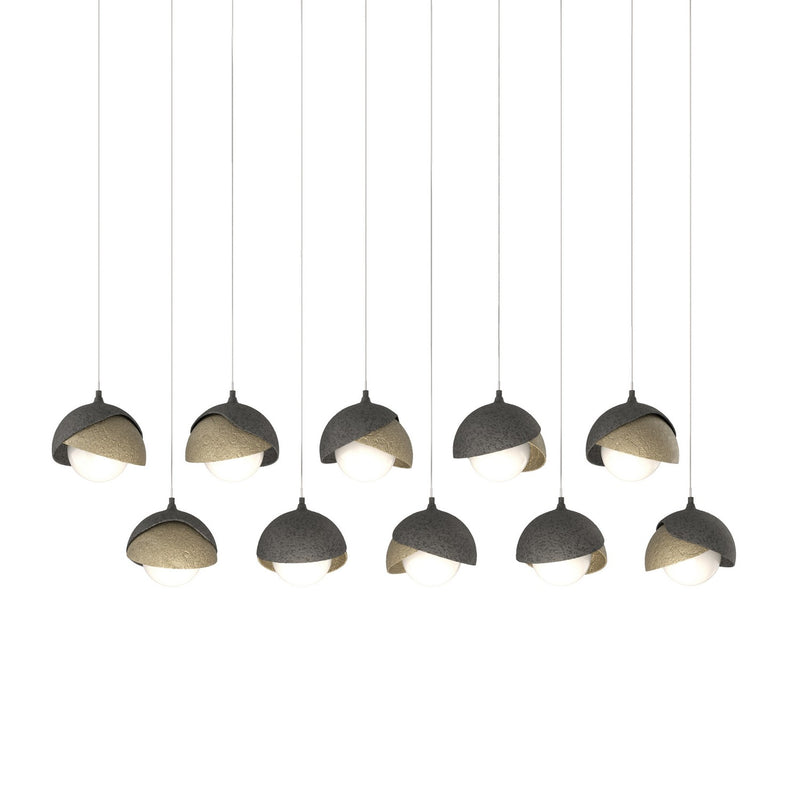 Hubbardton Forge 131205-SKT-LONG-20-84-GG0711 LED Pendant, Natural Iron