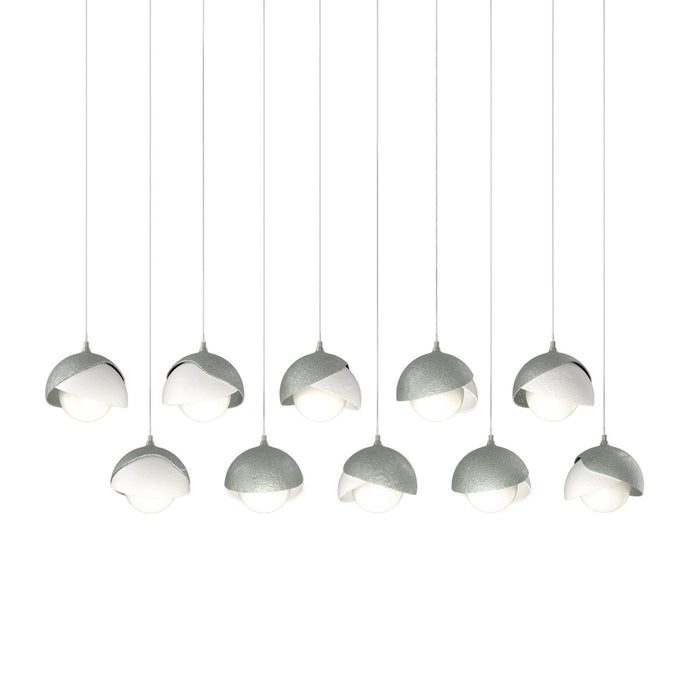 Hubbardton Forge 131205-SKT-LONG-82-02-GG0711 LED Pendant, Vintage Platinum