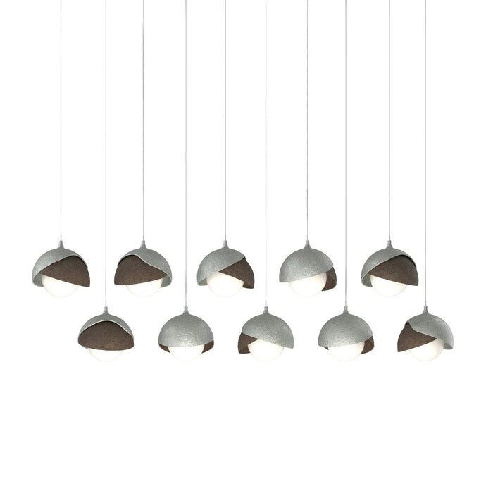 Hubbardton Forge 131205-SKT-LONG-82-05-GG0711 LED Pendant, Vintage Platinum