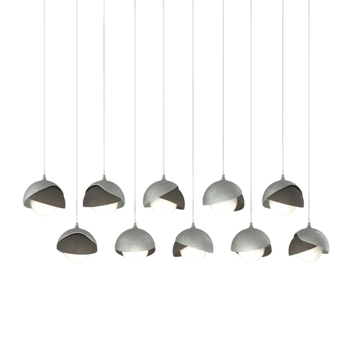 Hubbardton Forge 131205-SKT-LONG-82-07-GG0711 LED Pendant, Vintage Platinum