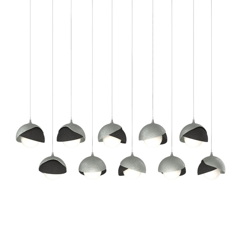 Hubbardton Forge 131205-SKT-LONG-82-10-GG0711 LED Pendant, Vintage Platinum
