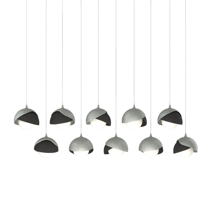 Hubbardton Forge 131205-SKT-LONG-82-10-GG0711 LED Pendant, Vintage Platinum