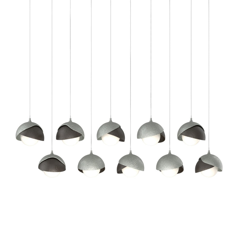 Hubbardton Forge 131205-SKT-LONG-82-14-GG0711 LED Pendant, Vintage Platinum