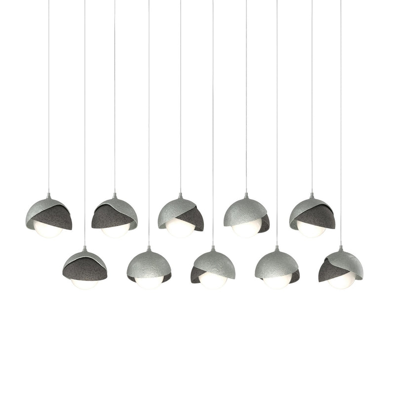 Hubbardton Forge 131205-SKT-LONG-82-20-GG0711 LED Pendant, Vintage Platinum