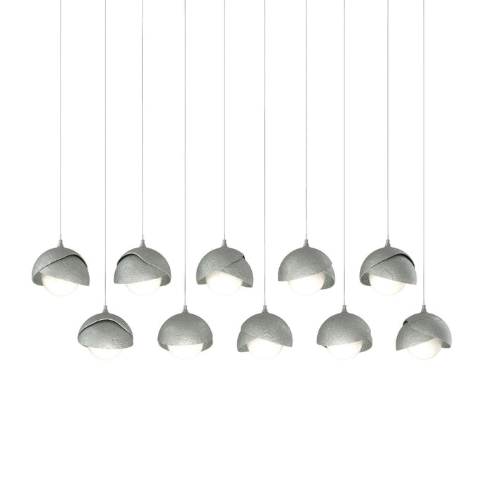 Hubbardton Forge 131205-SKT-LONG-82-82-GG0711 LED Pendant, Vintage Platinum