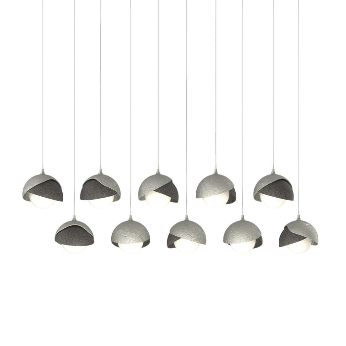 Hubbardton Forge 131205-SKT-LONG-85-20-GG0711 LED Pendant, Sterling
