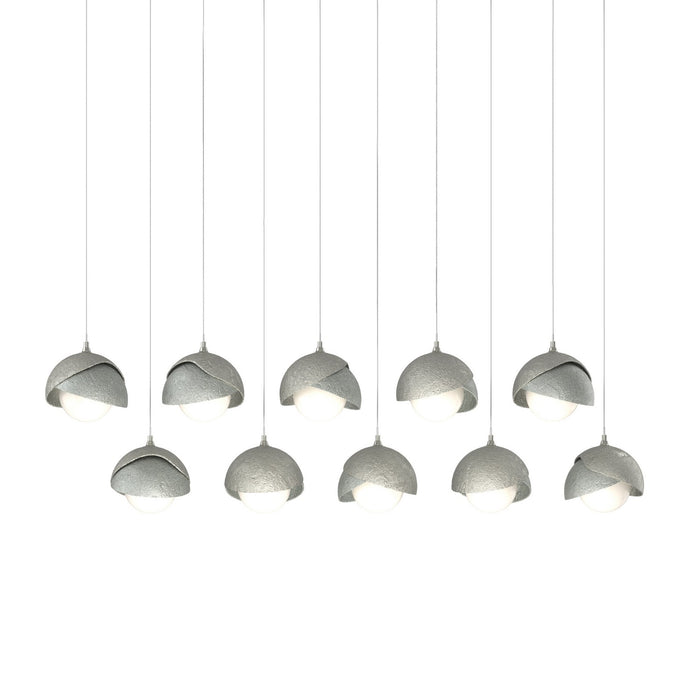 Hubbardton Forge 131205-SKT-LONG-85-82-GG0711 LED Pendant, Sterling