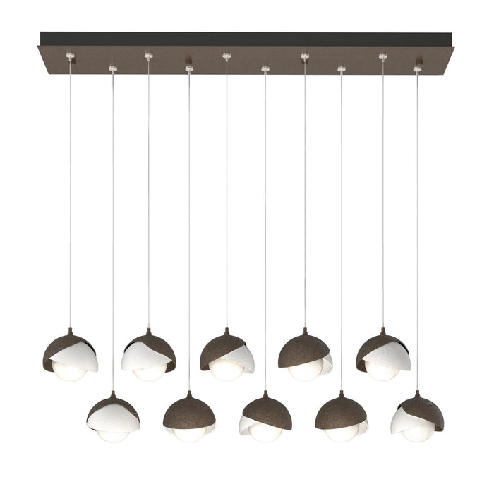 Hubbardton Forge 131205-SKT-STND-05-02-GG0711 LED Pendant, Bronze
