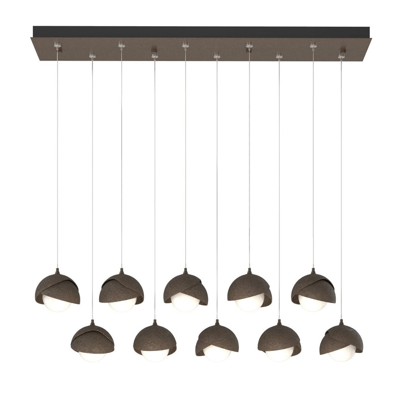 Hubbardton Forge 131205-SKT-STND-05-05-GG0711 LED Pendant, Bronze