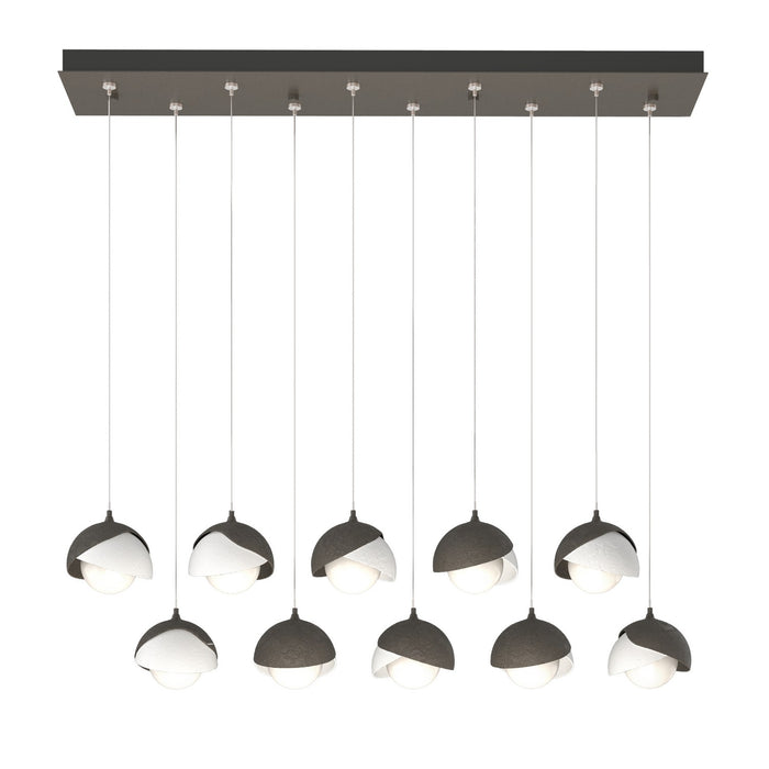 Hubbardton Forge 131205-SKT-STND-07-02-GG0711 LED Pendant, Dark Smoke