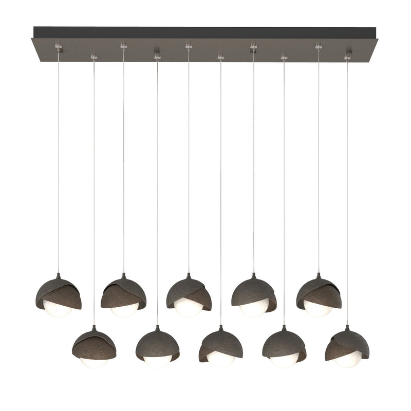 Hubbardton Forge 131205-SKT-STND-07-05-GG0711 LED Pendant, Dark Smoke
