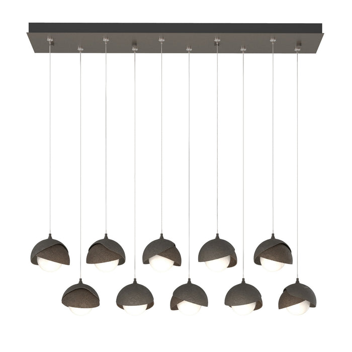 Hubbardton Forge 131205-SKT-STND-07-05-GG0711 LED Pendant, Dark Smoke