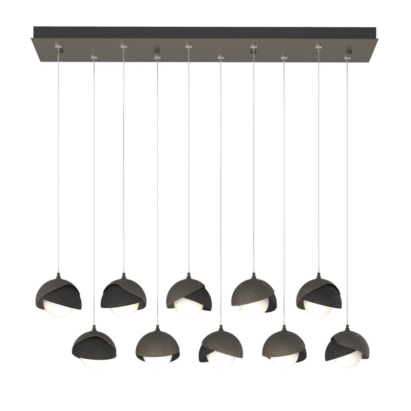 Hubbardton Forge 131205-SKT-STND-07-10-GG0711 LED Pendant, Dark Smoke