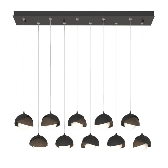 Hubbardton Forge 131205-SKT-STND-10-10-GG0711 LED Pendant, Black