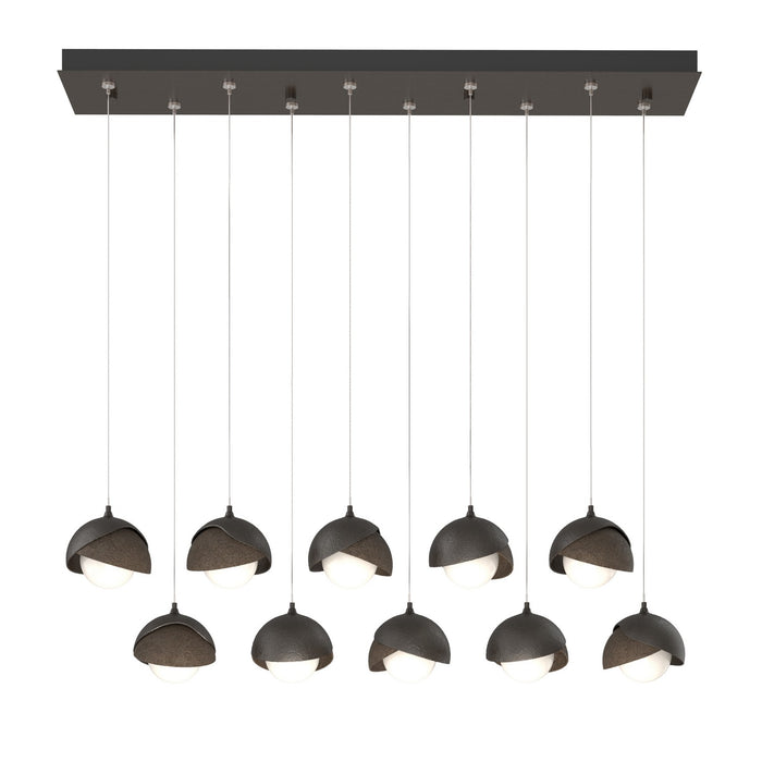 Hubbardton Forge 131205-SKT-STND-14-05-GG0711 LED Pendant, Oil Rubbed Bronze