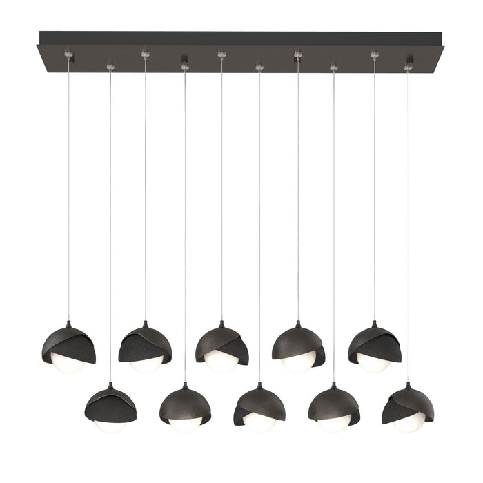 Hubbardton Forge 131205-SKT-STND-14-10-GG0711 LED Pendant, Oil Rubbed Bronze