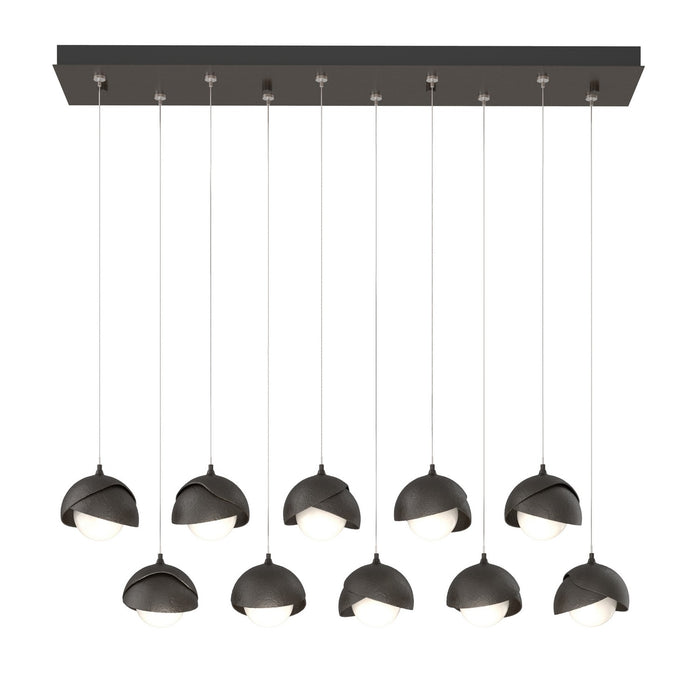 Hubbardton Forge 131205-SKT-STND-14-14-GG0711 LED Pendant, Oil Rubbed Bronze