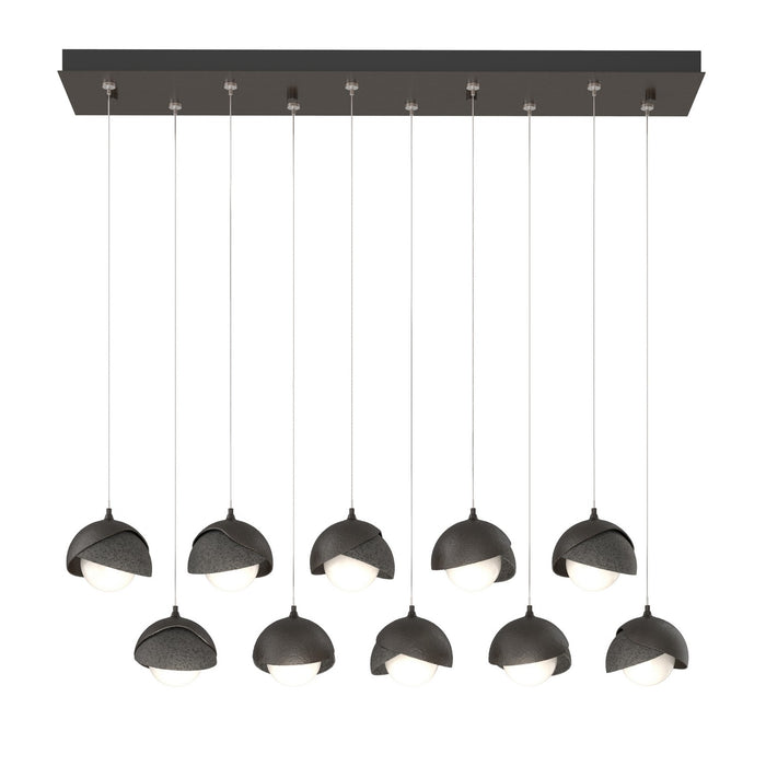 Hubbardton Forge 131205-SKT-STND-14-20-GG0711 LED Pendant, Oil Rubbed Bronze