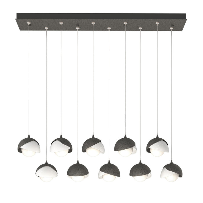Hubbardton Forge 131205-SKT-STND-20-02-GG0711 LED Pendant, Natural Iron