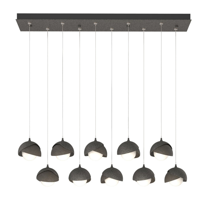 Hubbardton Forge 131205-SKT-STND-20-07-GG0711 LED Pendant, Natural Iron
