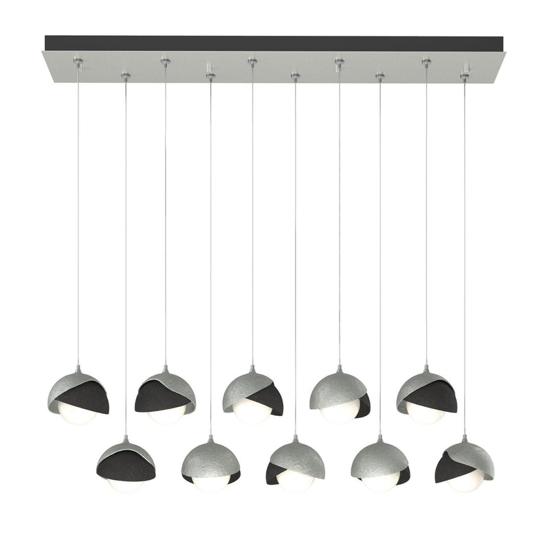 Hubbardton Forge 131205-SKT-STND-82-10-GG0711 LED Pendant, Vintage Platinum