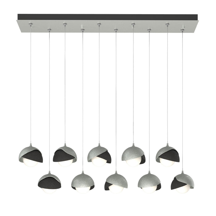 Hubbardton Forge 131205-SKT-STND-82-10-GG0711 LED Pendant, Vintage Platinum