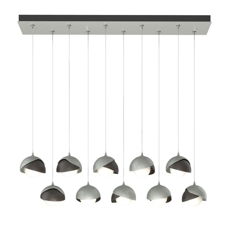 Hubbardton Forge 131205-SKT-STND-82-14-GG0711 LED Pendant, Vintage Platinum