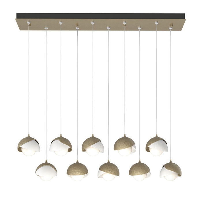 Hubbardton Forge 131205-SKT-STND-84-02-GG0711 LED Pendant, Soft Gold