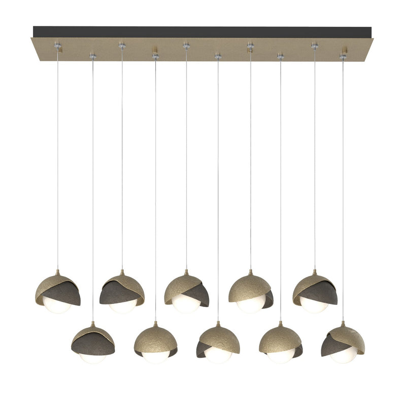Hubbardton Forge 131205-SKT-STND-84-07-GG0711 LED Pendant, Soft Gold