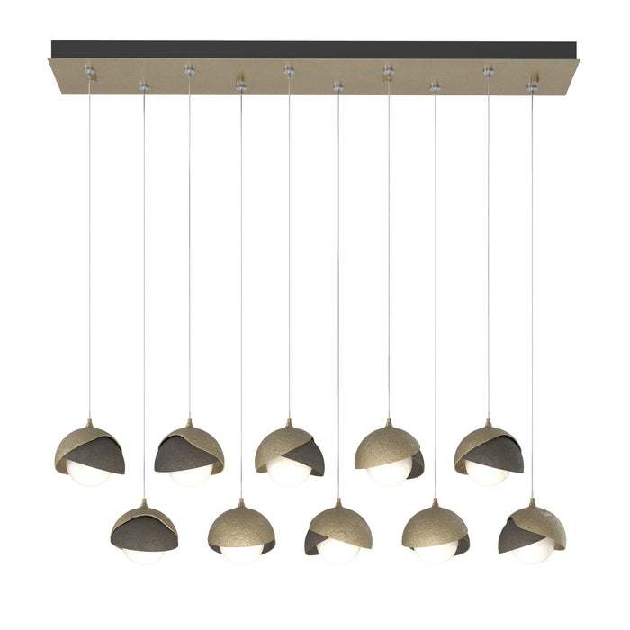 Hubbardton Forge 131205-SKT-STND-84-07-GG0711 LED Pendant, Soft Gold