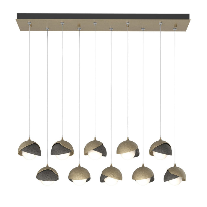 Hubbardton Forge 131205-SKT-STND-84-20-GG0711 LED Pendant, Soft Gold