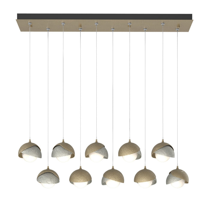 Hubbardton Forge 131205-SKT-STND-84-85-GG0711 LED Pendant, Soft Gold