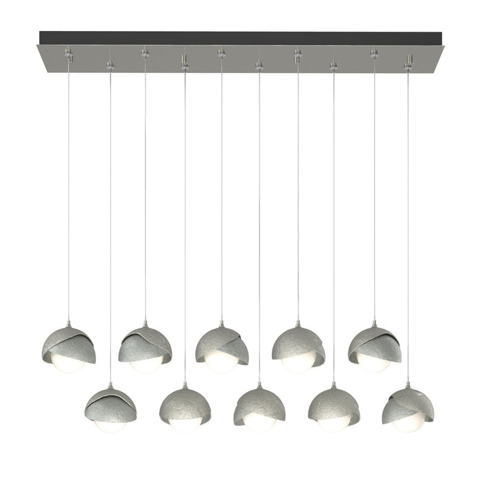 Hubbardton Forge 131205-SKT-STND-85-82-GG0711 LED Pendant, Sterling