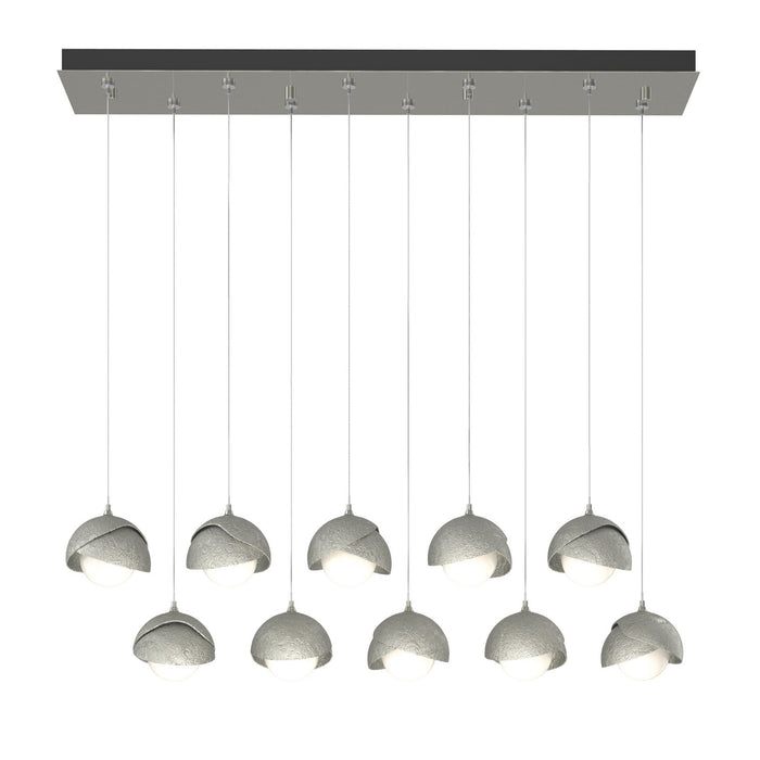 Hubbardton Forge 131205-SKT-STND-85-85-GG0711 LED Pendant, Sterling