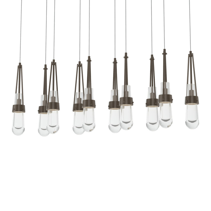 Hubbardton Forge 131207-SKT-LONG-05-ZM0434 LED Pendant, Bronze