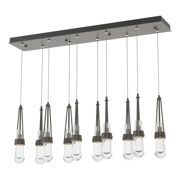 Hubbardton Forge 131207-SKT-STND-07-ZM0434 LED Pendant, Dark Smoke