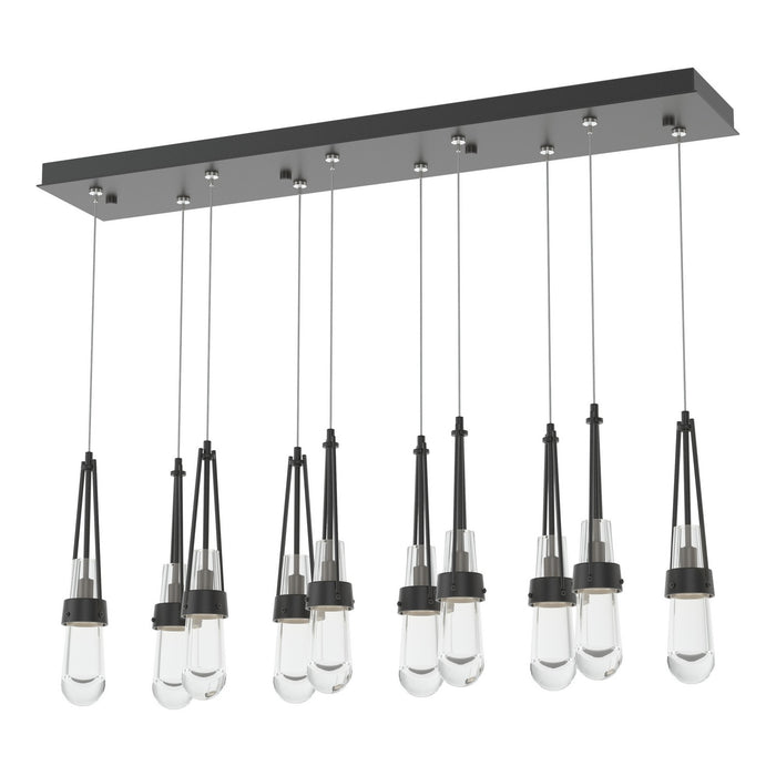 Hubbardton Forge 131207-SKT-STND-10-ZM0434 LED Pendant, Black