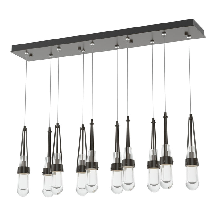 Hubbardton Forge 131207-SKT-STND-14-ZM0434 LED Pendant, Oil Rubbed Bronze
