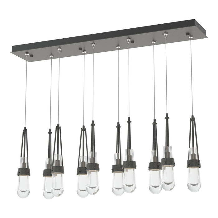 Hubbardton Forge 131207-SKT-STND-20-ZM0434 LED Pendant, Natural Iron