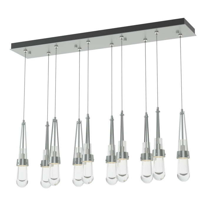Hubbardton Forge 131207-SKT-STND-82-ZM0434 LED Pendant, Vintage Platinum