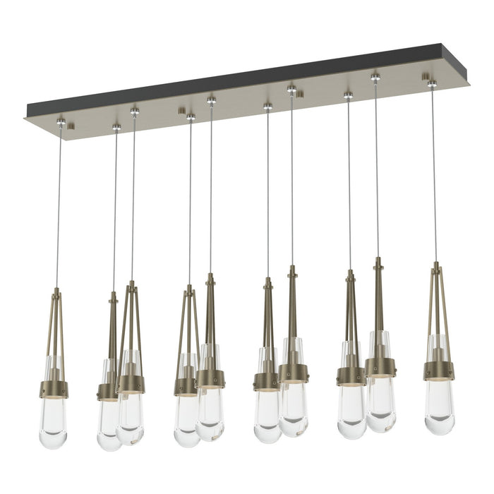 Hubbardton Forge 131207-SKT-STND-84-ZM0434 LED Pendant, Soft Gold