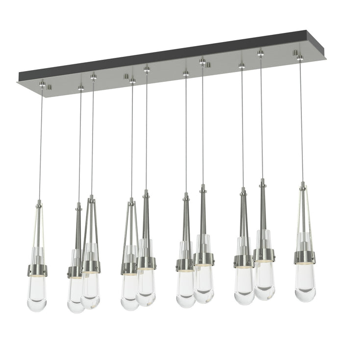 Hubbardton Forge 131207-SKT-STND-85-ZM0434 LED Pendant, Sterling