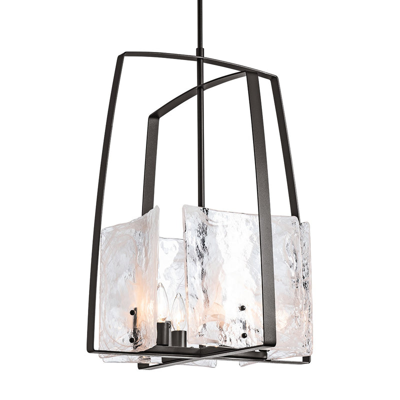 Hubbardton Forge 131310-SKT-MULT-07-YR0699 Four Light Pendant, Dark Smoke