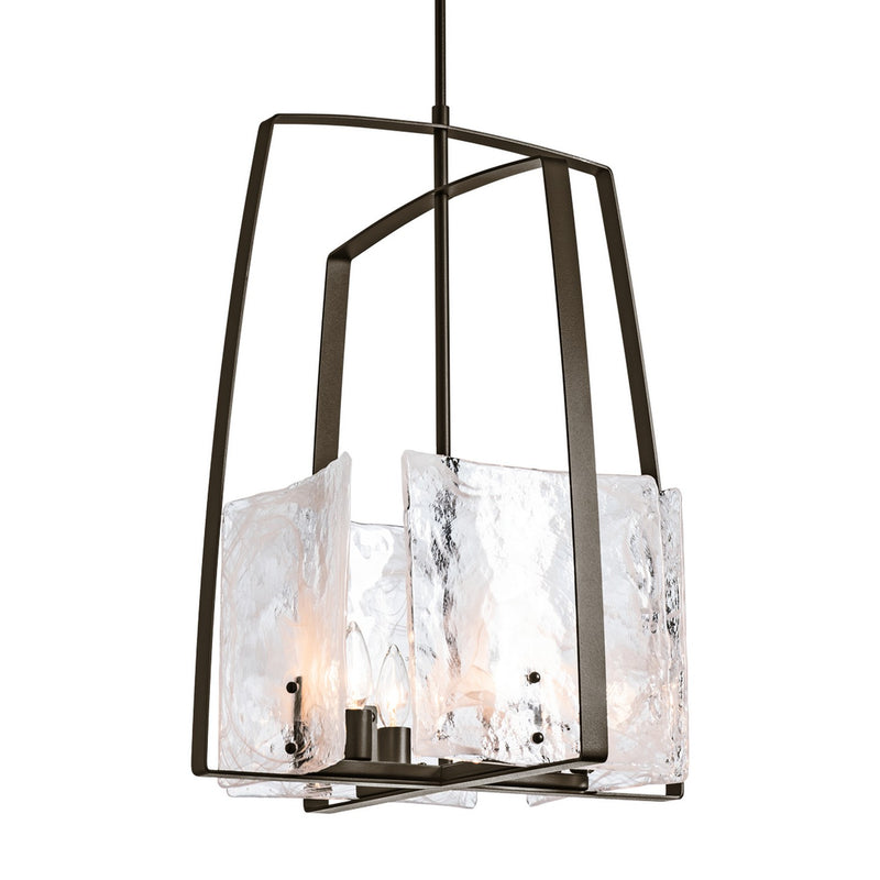 Hubbardton Forge 131310-SKT-MULT-14-YR0699 Four Light Pendant, Oil Rubbed Bronze