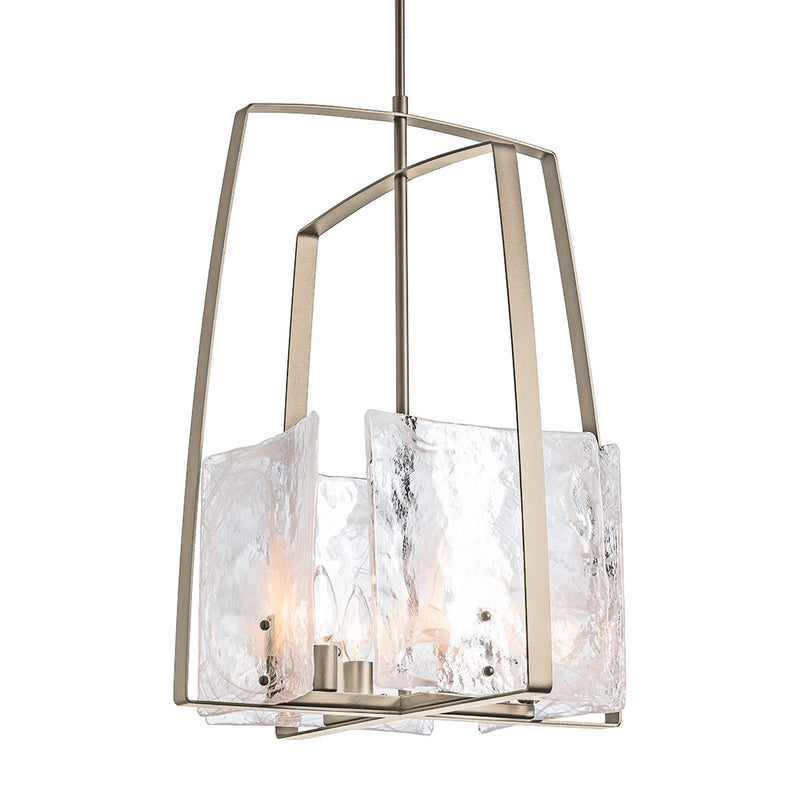 Hubbardton Forge 131310-SKT-MULT-84-YR0699 Four Light Pendant, Soft Gold