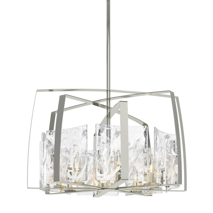 Hubbardton Forge 131312-SKT-MULT-85-YR0699 Eight Light Pendant, Sterling