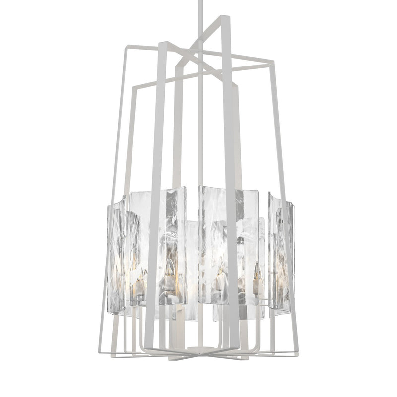 Hubbardton Forge 131313-SKT-MULT-02-YR0729 Eight Light Pendant, White