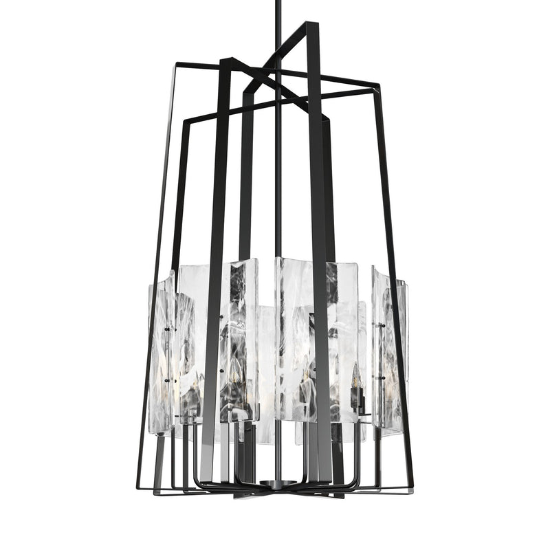 Hubbardton Forge 131313-SKT-MULT-89-YR0729 Eight Light Pendant, Ink