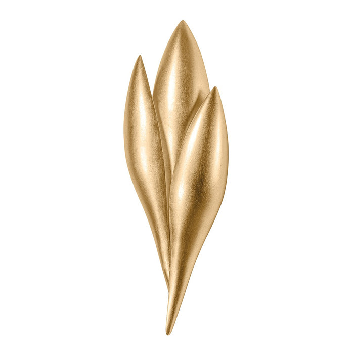 Troy Lighting B1318-VGL One Light Wall Sconce, Vintage Gold Leaf