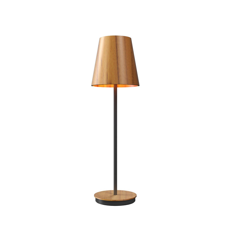 Accord Lighting 7078.12 One Light Table Lamp, Teak
